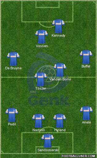 K Racing Club Genk Formation 2011