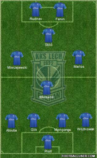 Lech Poznan Formation 2011