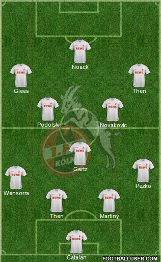 1.FC Köln Formation 2011