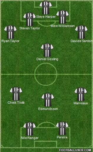 Newcastle United Formation 2011