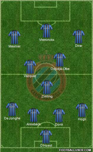 Club Brugge KV Formation 2011