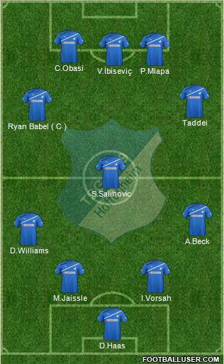 TSG 1899 Hoffenheim Formation 2011