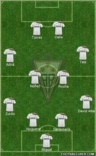 Albacete B., S.A.D. Formation 2011