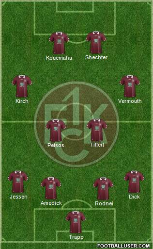 1.FC Kaiserslautern Formation 2011