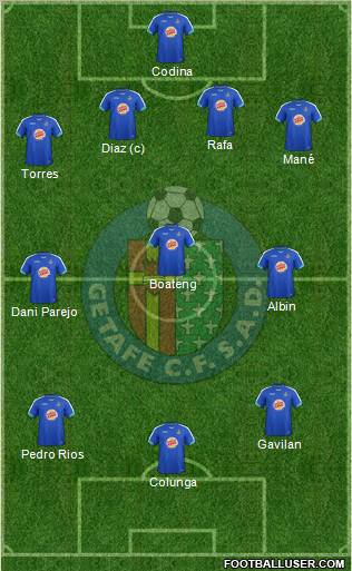 Getafe C.F., S.A.D. Formation 2011