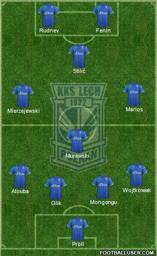 Lech Poznan Formation 2011