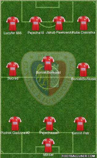 Piast Gliwice Formation 2011