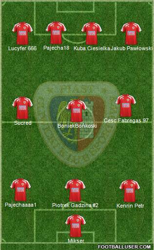 Piast Gliwice Formation 2011