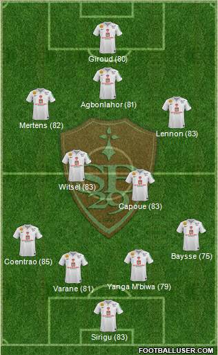 Stade Brestois 29 Formation 2011