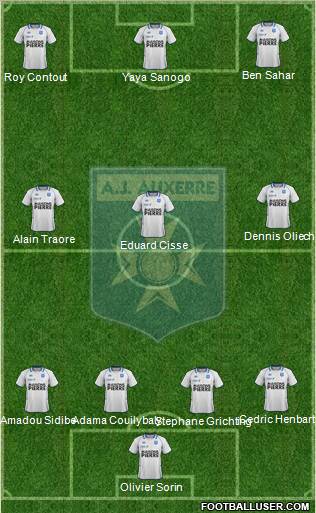 A.J. Auxerre Formation 2011