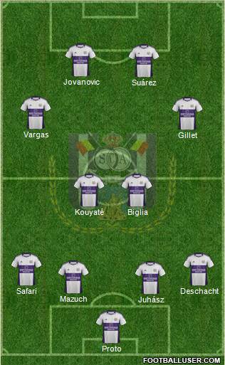 RSC Anderlecht Formation 2011