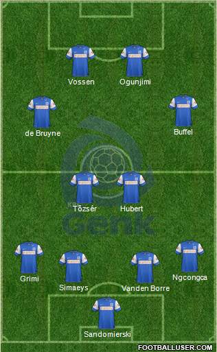 K Racing Club Genk Formation 2011