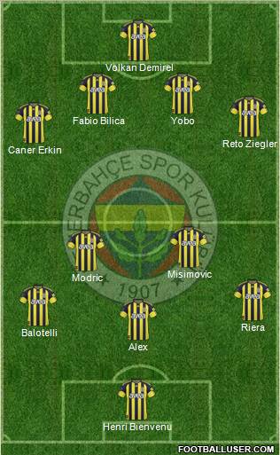 Fenerbahçe SK Formation 2011