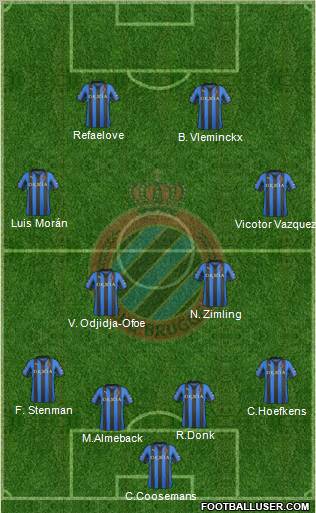 Club Brugge KV Formation 2011