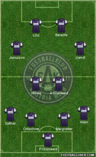 FK Austria Wien Formation 2011