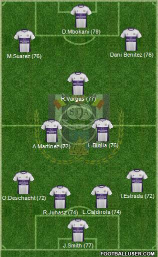 RSC Anderlecht Formation 2011