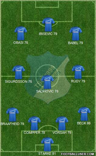 TSG 1899 Hoffenheim Formation 2011