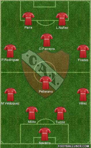 Independiente Formation 2011