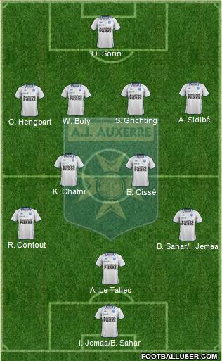 A.J. Auxerre Formation 2011