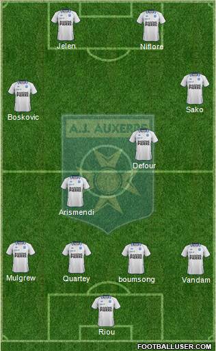 A.J. Auxerre Formation 2011