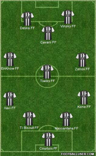 Newcastle United Formation 2011