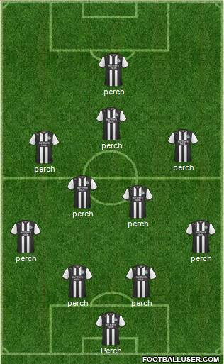 Newcastle United Formation 2011