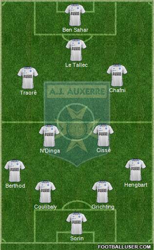 A.J. Auxerre Formation 2011