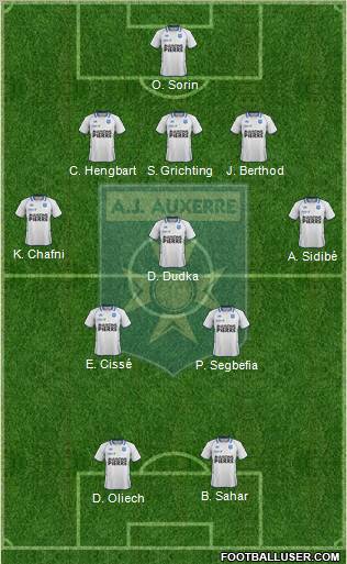 A.J. Auxerre Formation 2011