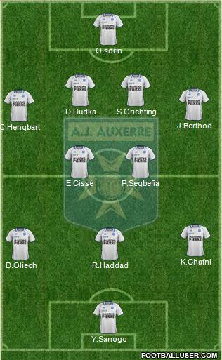 A.J. Auxerre Formation 2011