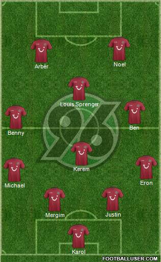 Hannover 96 Formation 2011