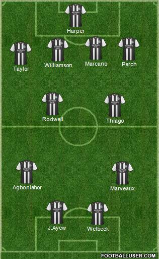 Newcastle United Formation 2011