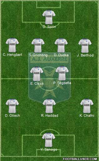 A.J. Auxerre Formation 2011