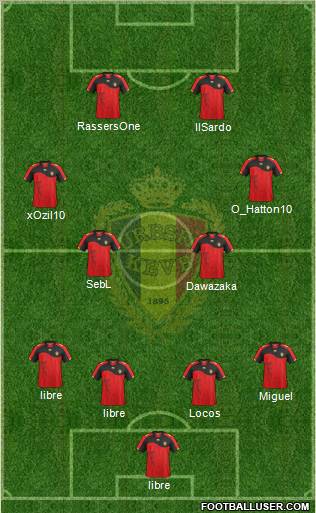 Belgium Formation 2011