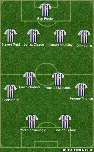 West Bromwich Albion Formation 2011