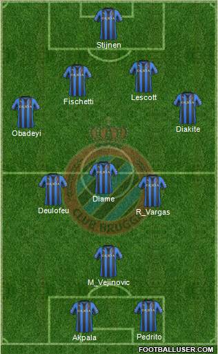 Club Brugge KV Formation 2011