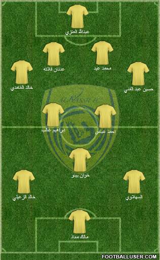 Al-Nassr (KSA) Formation 2011