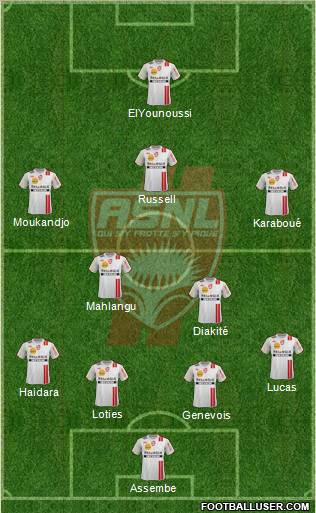 A.S. Nancy Lorraine Formation 2011