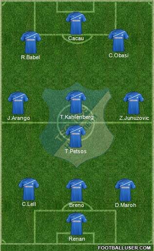 TSG 1899 Hoffenheim Formation 2011