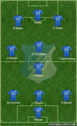 TSG 1899 Hoffenheim Formation 2011