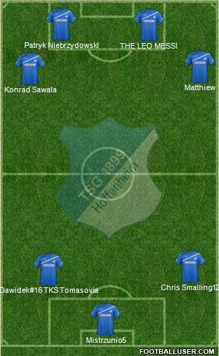 TSG 1899 Hoffenheim Formation 2011