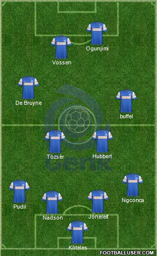 K Racing Club Genk Formation 2011