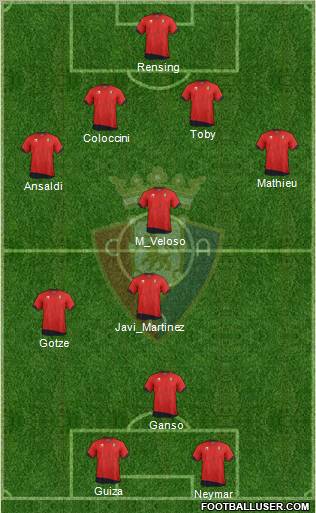 C. At. Osasuna Formation 2011