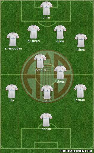 Antalyaspor A.S. Formation 2011