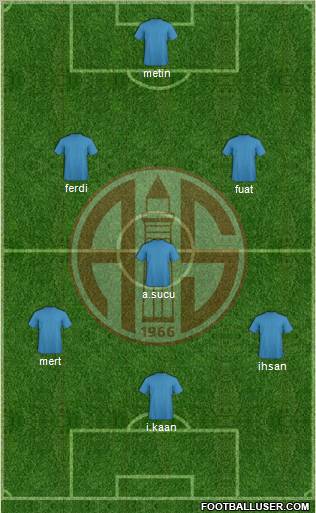 Antalyaspor A.S. Formation 2011