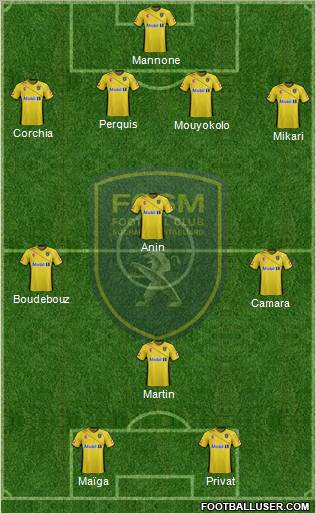 FC Sochaux-Montbéliard Formation 2011