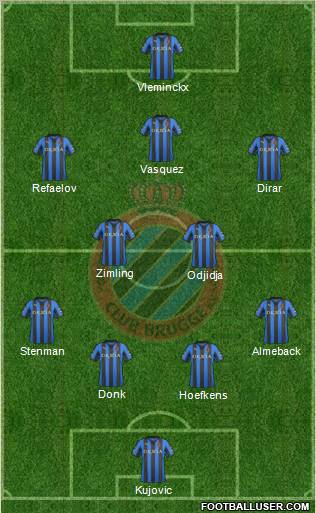 Club Brugge KV Formation 2011