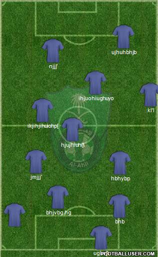 Al-Ahli (KSA) Formation 2011