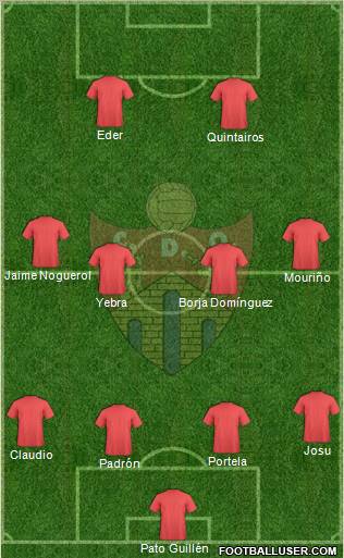C.D. Ourense Formation 2011