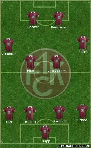 1.FC Kaiserslautern Formation 2011