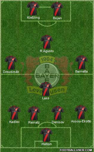 Bayer 04 Leverkusen Formation 2011